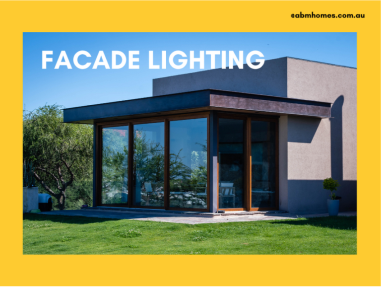 Facede lighting - abm homes