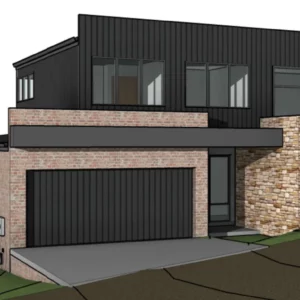 3d image of front side of house at taylor
