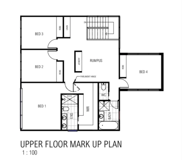 taylor house and land upper floor plan
