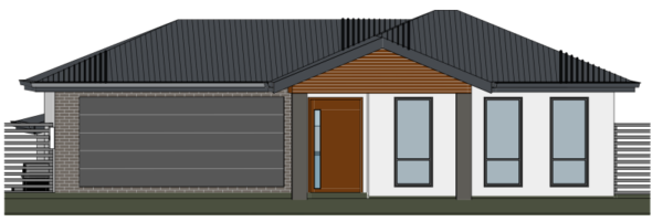 lot 1559 front - home builders canberra